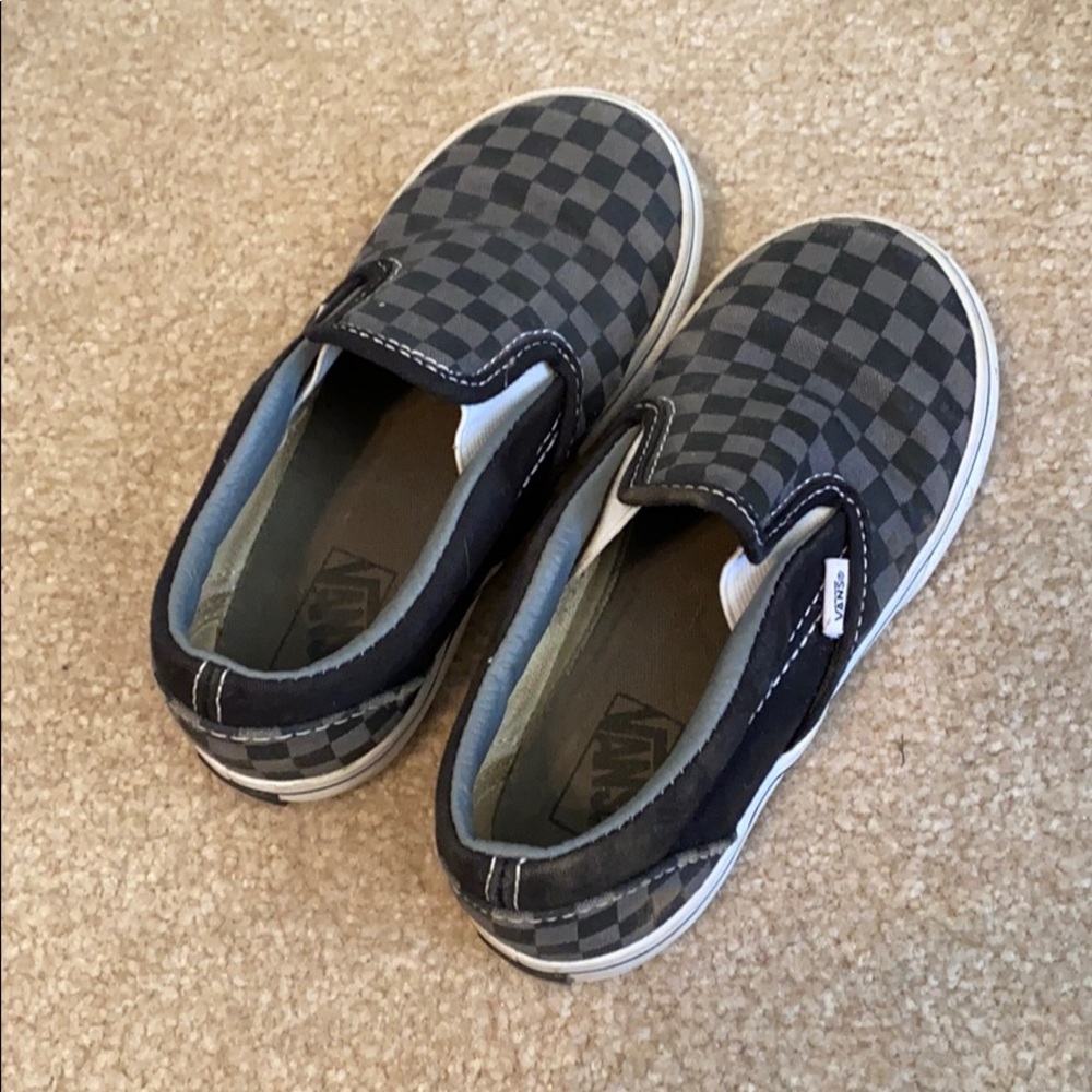 Vans toddler grey and black